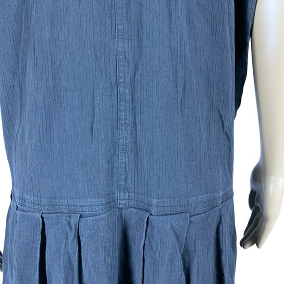 Takezo Japanese Design Dress Sz M Shift Lagenlook Pockets Made in Japan. #24 - Picture 8 of 10